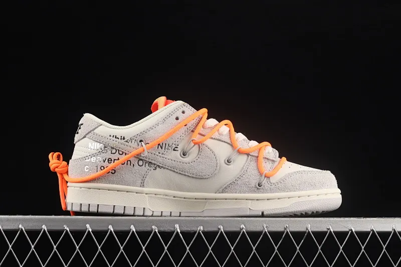 All Categories Nk SB Dunk Series Nk SB Dunk Low Low-top Sneakers Pure Original Version OF x Nk Dunk Low OW Suede SB Smash Backboard Fashion Casual Sneakers DJ0950-116